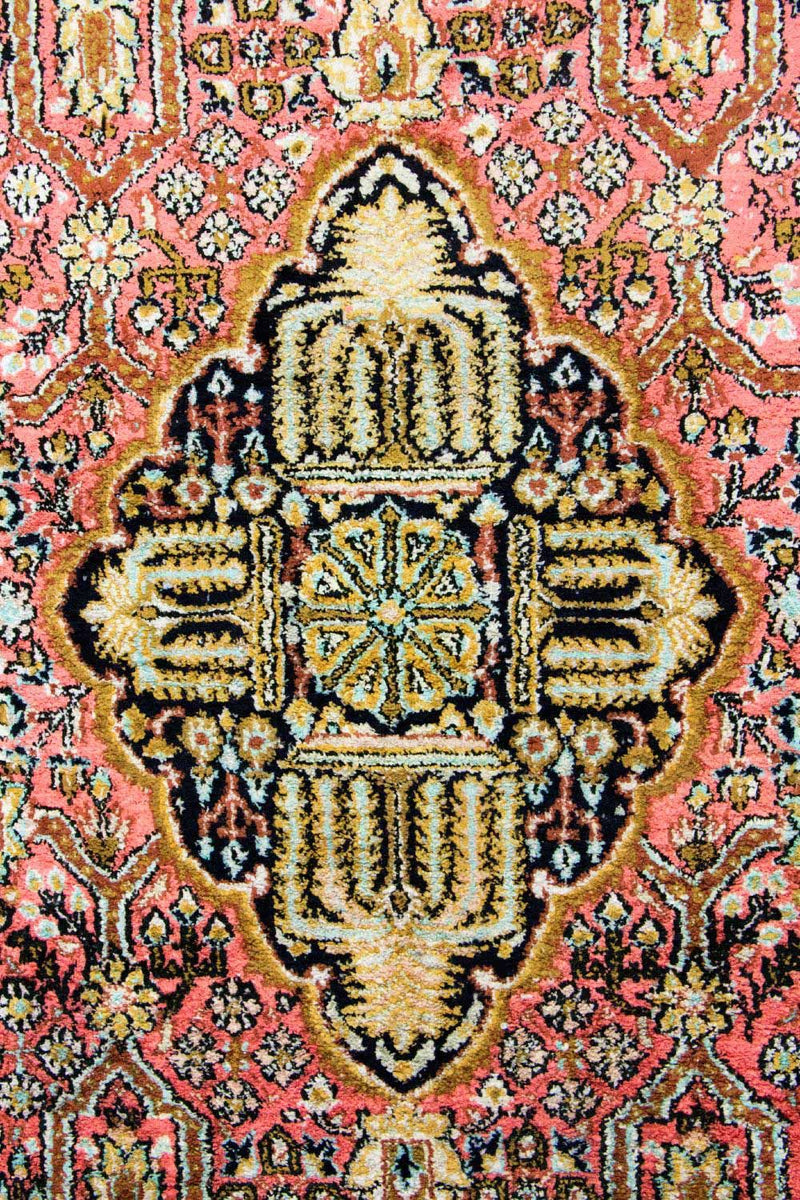 Tappeto di seta - Kayseri - 169 x 105 cm - rosa