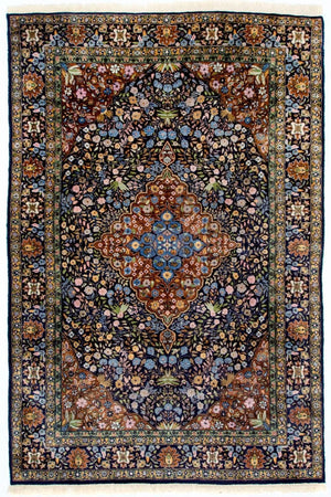 Tappeto orientale - 226 x 140 cm - blu