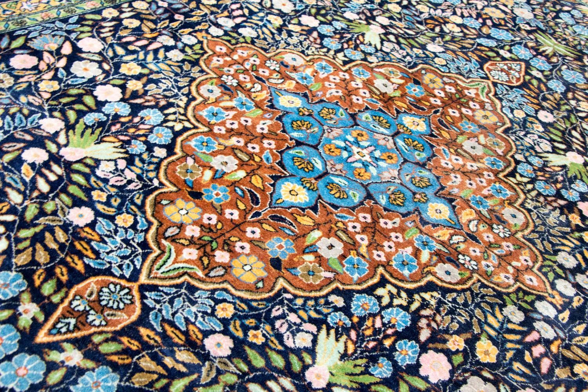 Tappeto orientale - 226 x 140 cm - blu