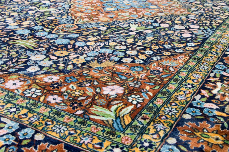 Tappeto orientale - 226 x 140 cm - blu