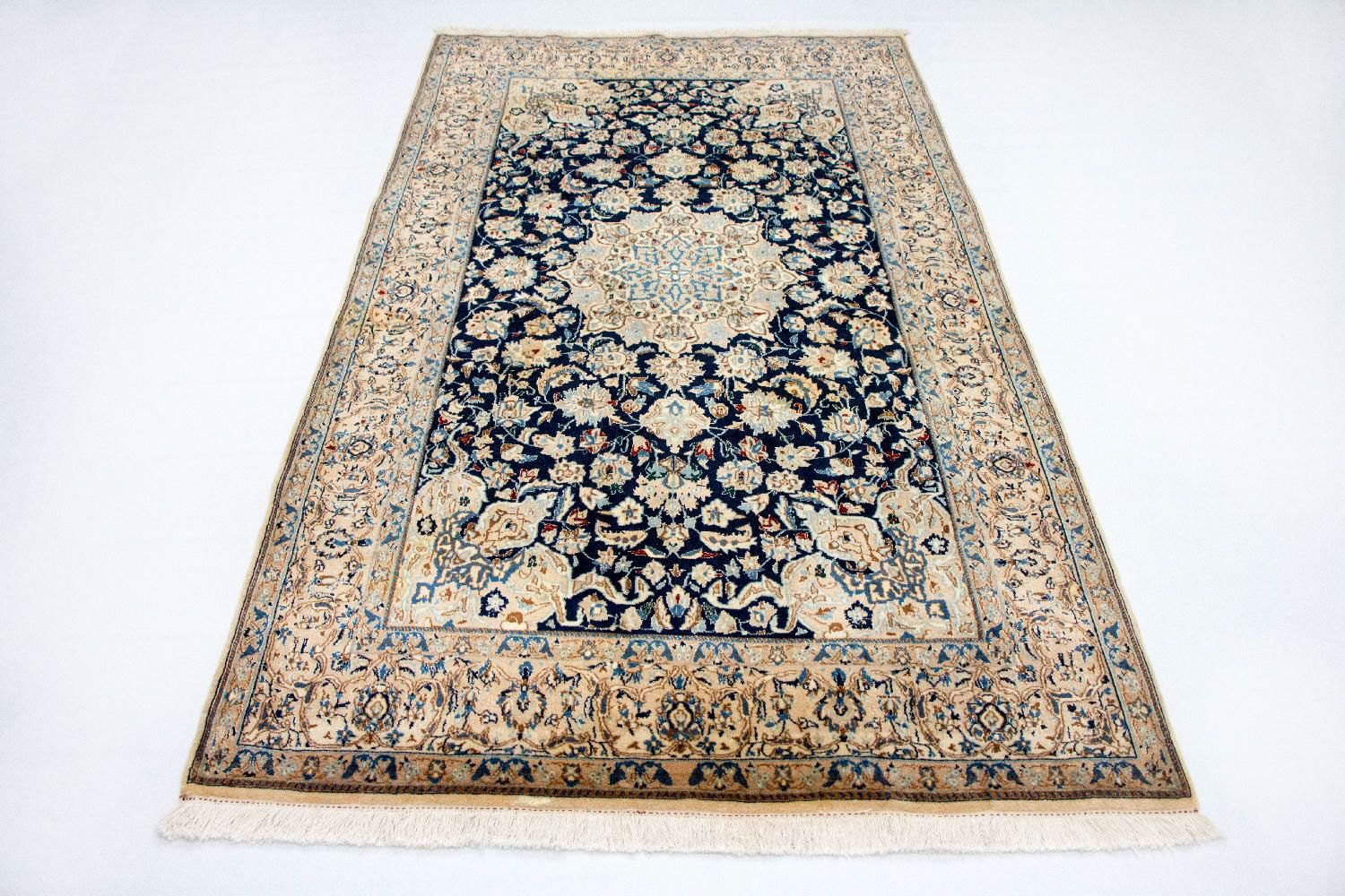 Tappeto Persero - Nain - Premio - 236 x 135 cm - blu scuro
