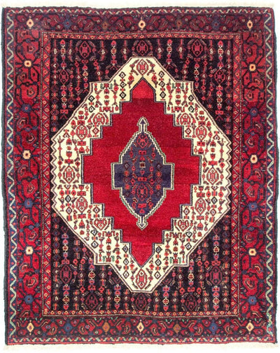 Senneh Tappeto 126x158cm - Tappeto persiano