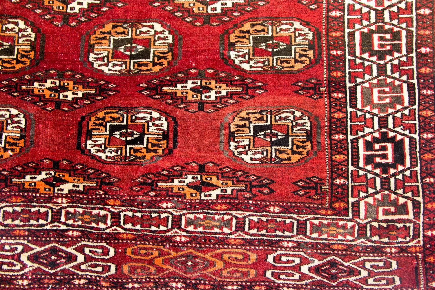 Tappeto afgano - Bukhara - 215 x 152 cm - rosso