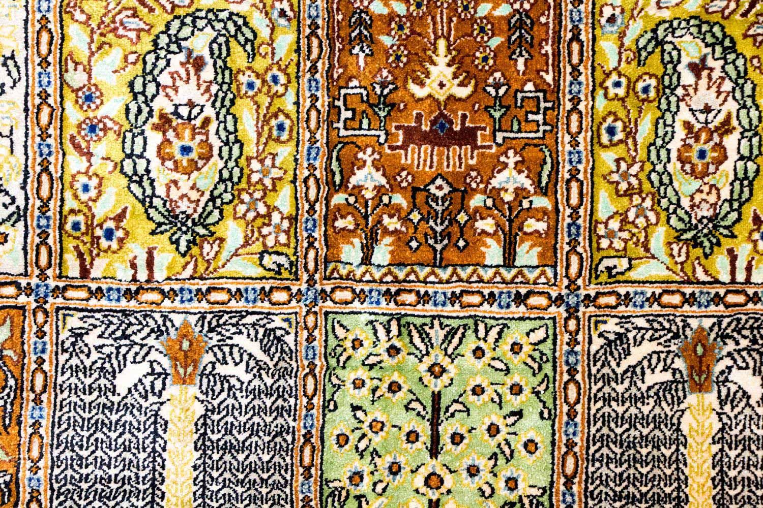 Tappeto di seta - Ghom seta - Premio - 152 x 101 cm - multicolore