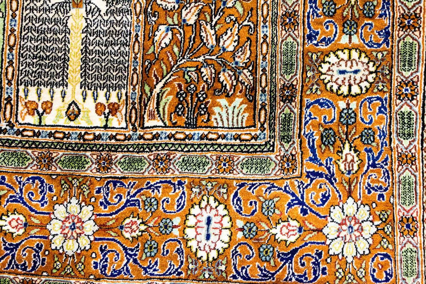 Qom seta Tappeto 152x101cm - Tappeto persiano