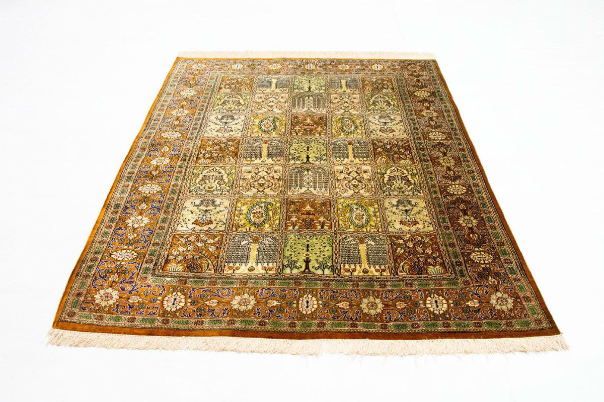 Tappeto di seta - Ghom seta - Premio - 152 x 101 cm - multicolore