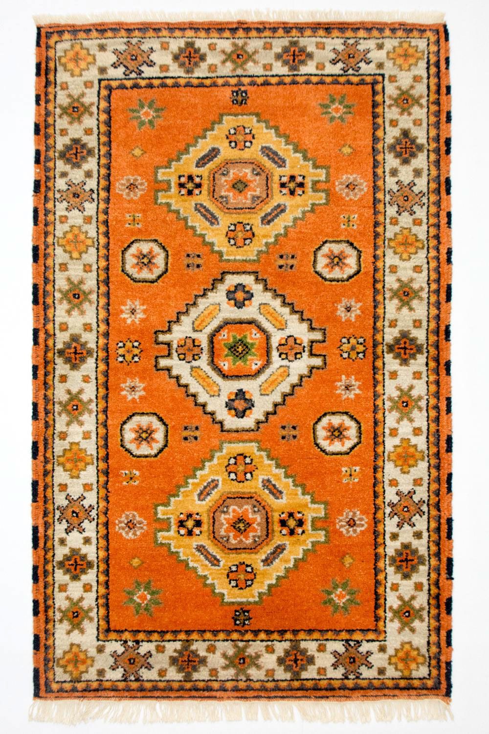 Tappeto orientale - 158 x 95 cm - arancione