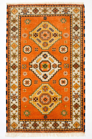 Tappeto orientale - 158 x 95 cm - arancione