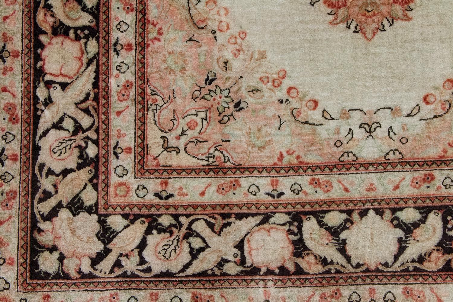 Tappeto di seta - Ghom seta - Premio - 120 x 70 cm - beige