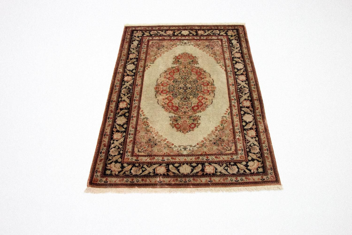 Tappeto di seta - Ghom seta - Premio - 120 x 70 cm - beige