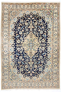 Tappeto Persero - Nain - Reale - 180 x 116 cm - blu scuro