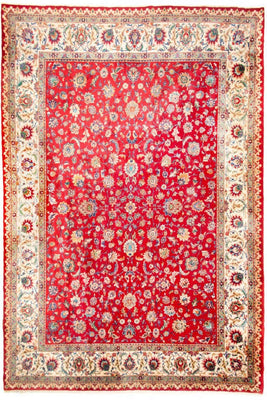 Tappeto Persero - Tabriz - 410 x 212 cm - rosso