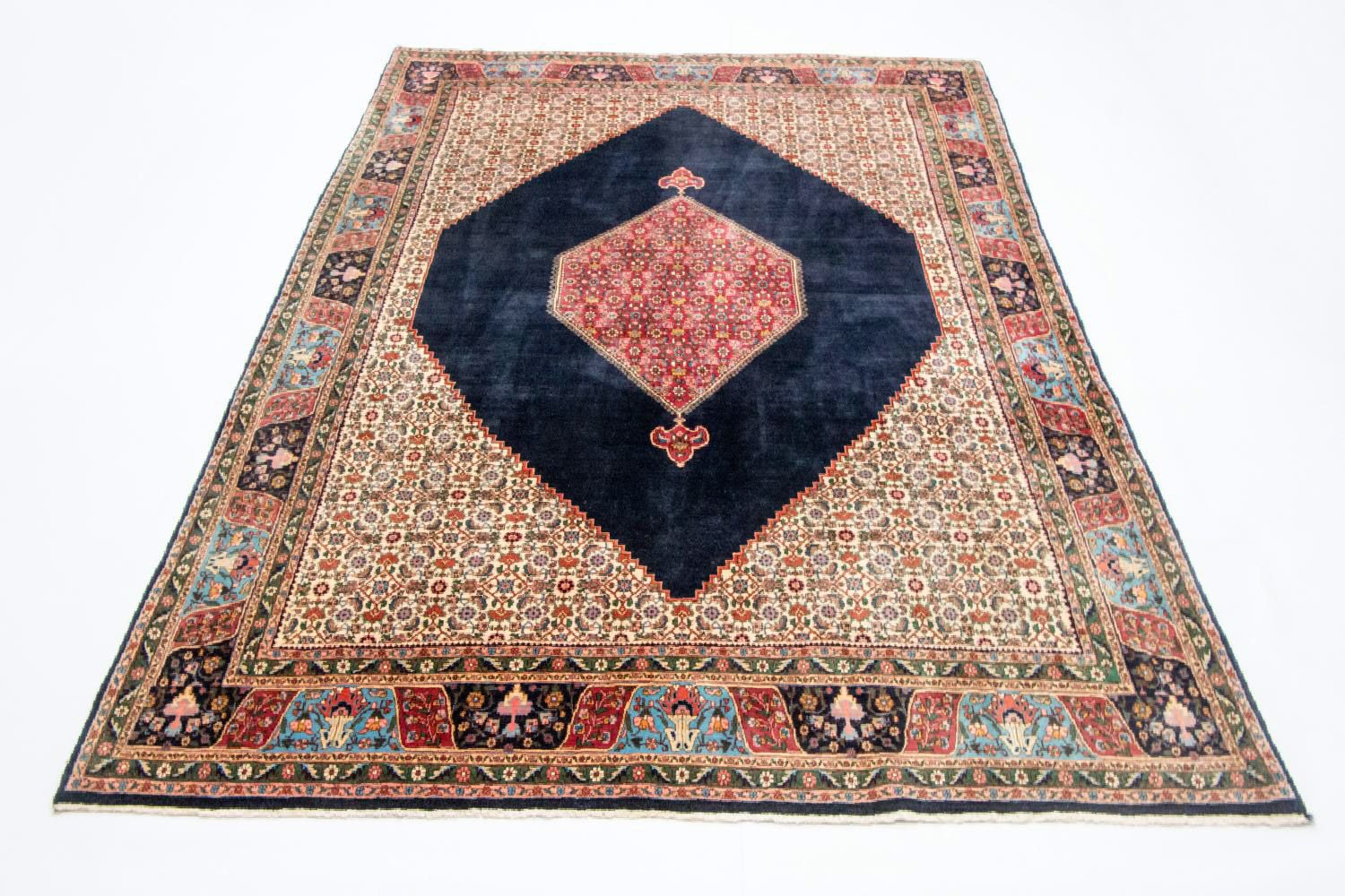 Tappeto Persero - Bidjar - 315 x 223 cm - blu scuro
