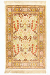 Hereke seta Tappeto 64x100cm - Tappeto orientale - Rettangolo / Beige / 64 x 100 cm Rettangolo