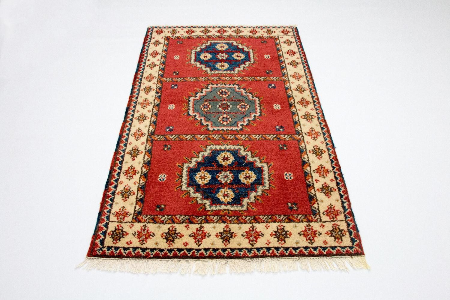 Tappeto orientale - 152 x 94 cm - rosso