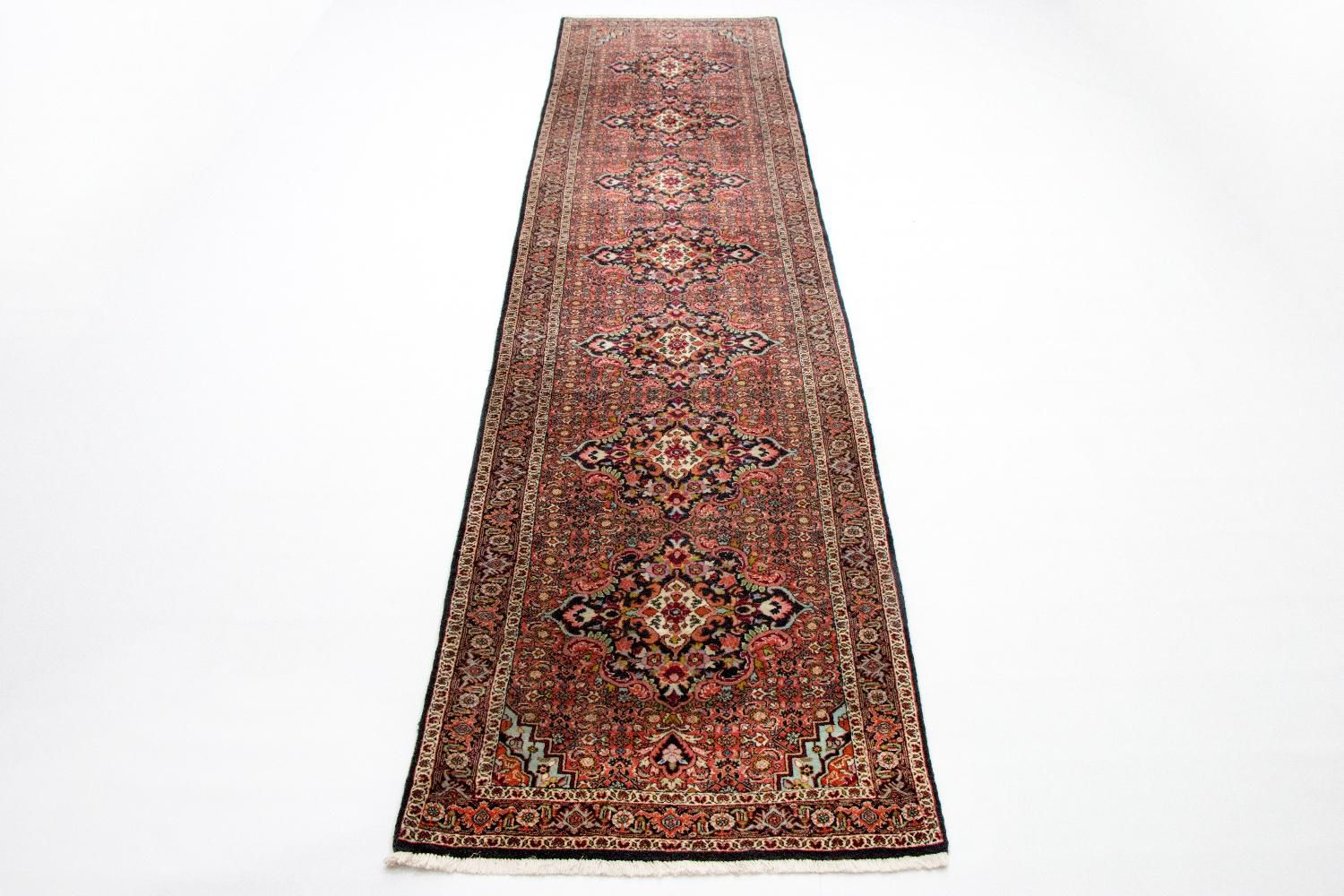 Tappeto corsia Tappeto Persero - Bidjar - 397 x 89 cm - rosso