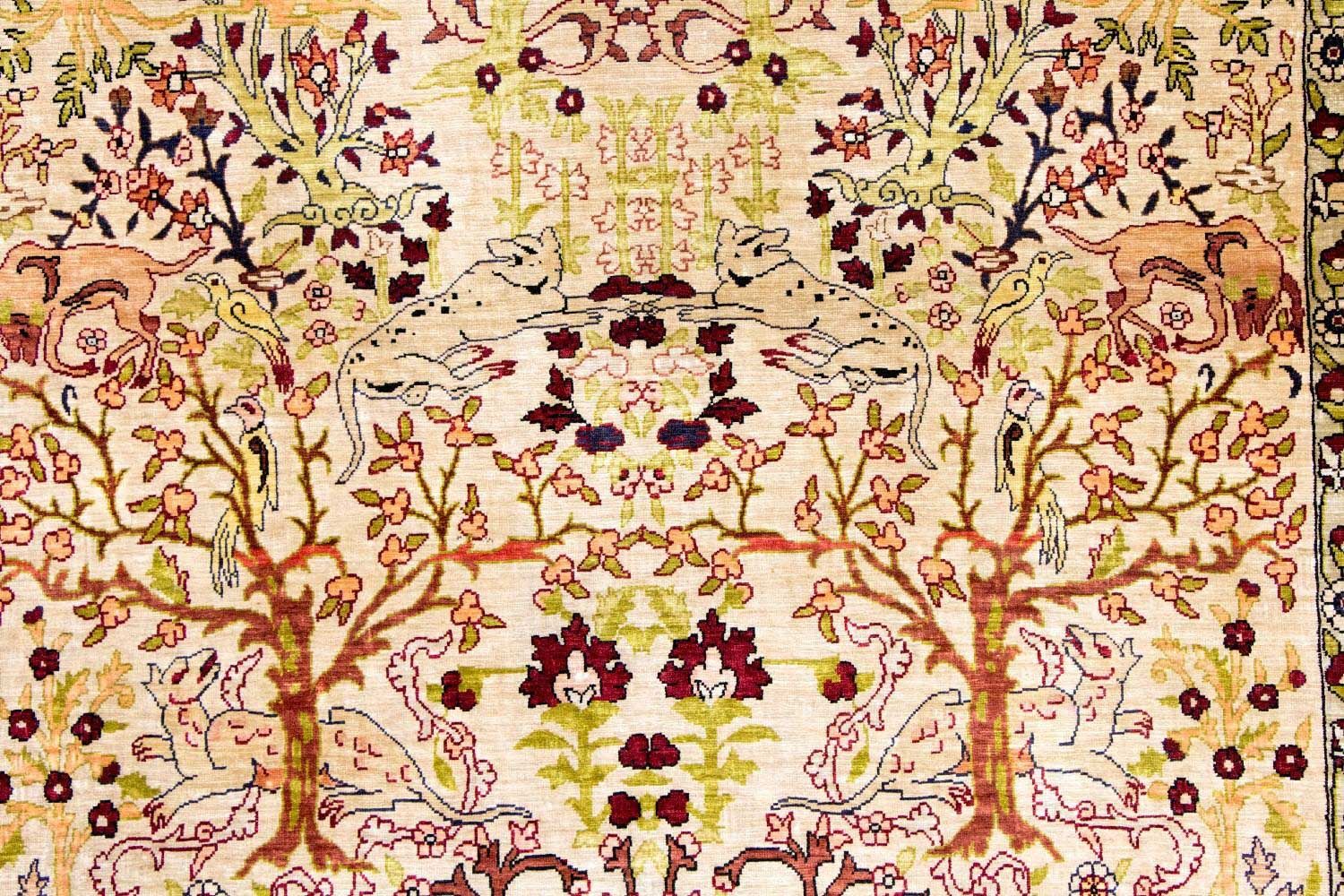 Tappeto di seta - Seta Hereke - Premio - 150 x 92 cm - beige