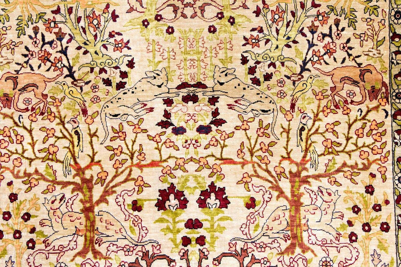 Tappeto di seta - Seta Hereke - Premio - 150 x 92 cm - beige