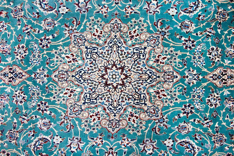 Tappeto Persero - Nain - Premio - 357 x 219 cm - verde