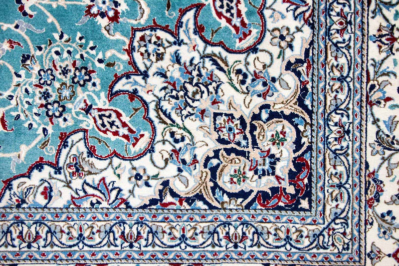Tappeto Persero - Nain - Premio - 357 x 219 cm - verde