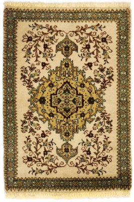 Tappeto Persero - Tabriz - 87 x 62 cm - beige