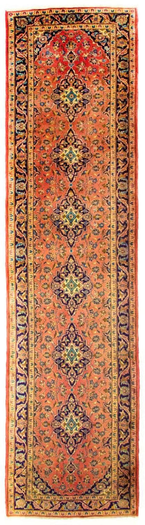 Tappeto corsia Tappeto Persero - Keshan - 392 x 102 cm - arancione