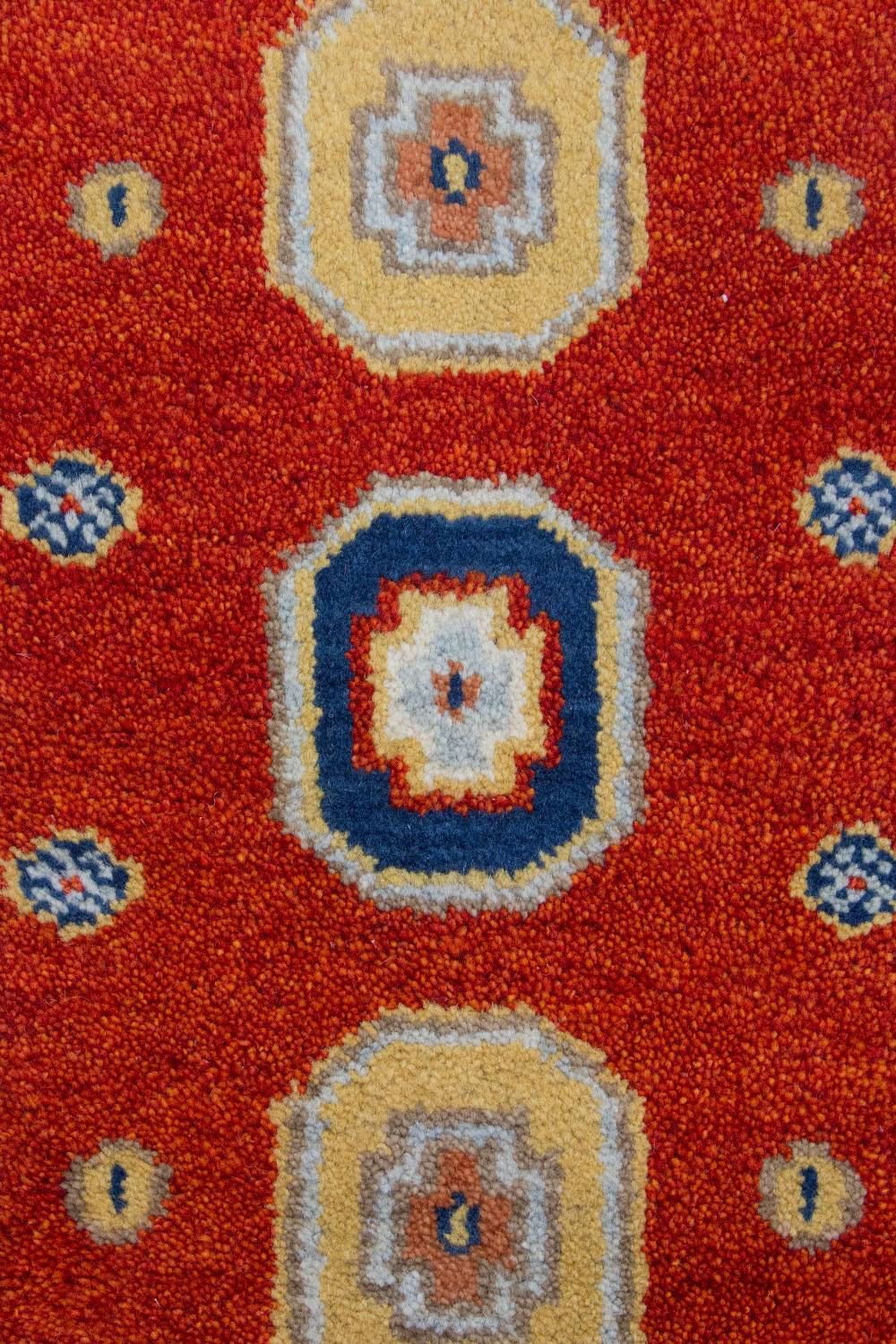 Tappeto orientale - 125 x 64 cm - rosso