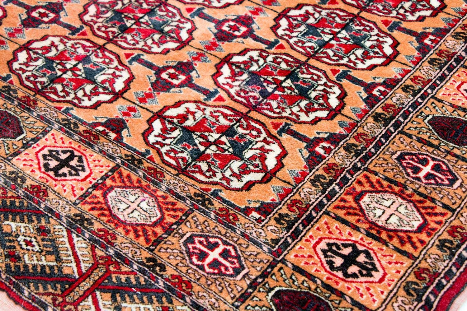 Tappeto afgano - Bukhara - 156 x 122 cm - salmone
