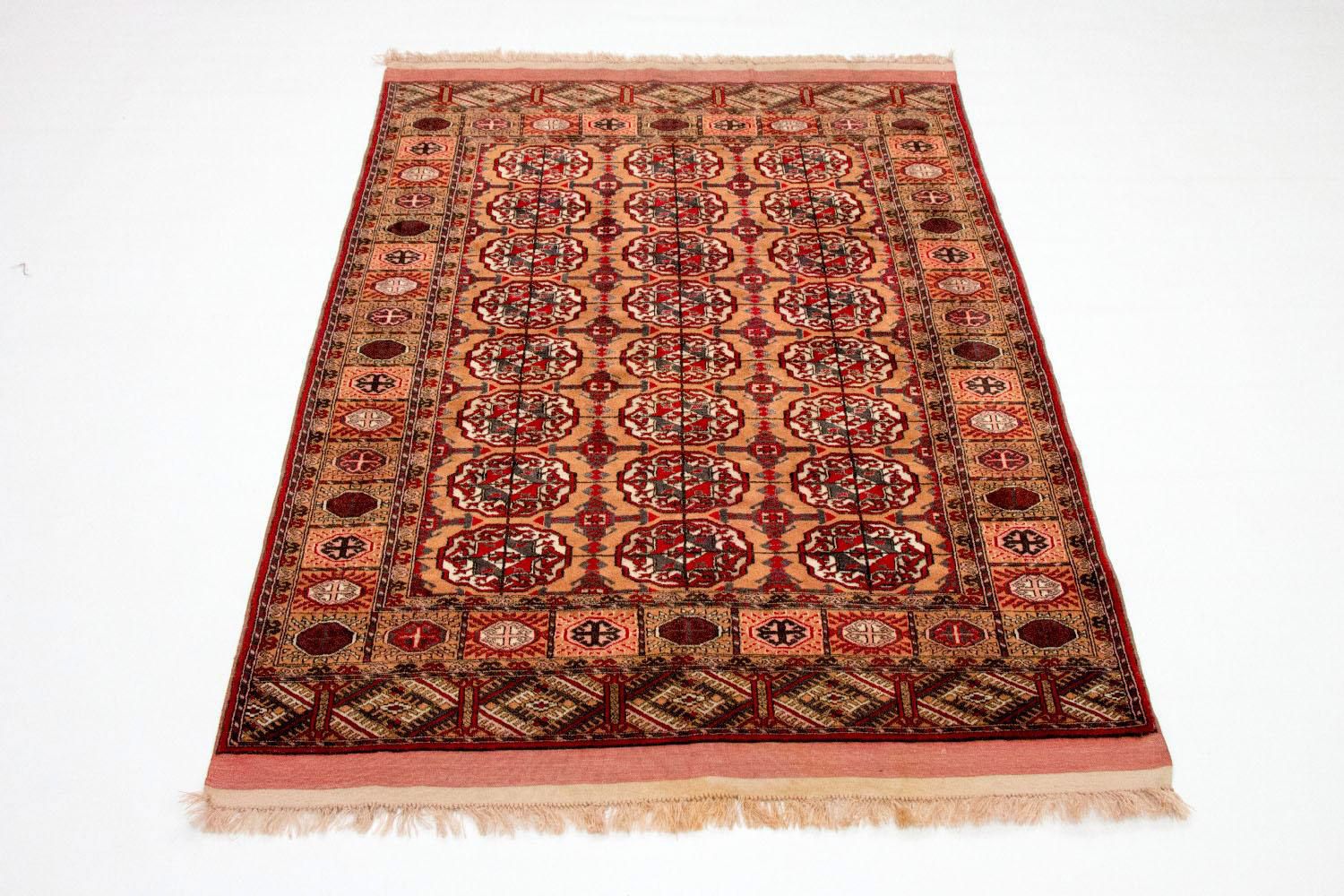 Tappeto afgano - Bukhara - 156 x 122 cm - salmone