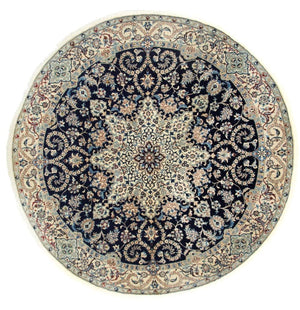 Tappeto Persero - Nain - Reale rotondo  - 210 x 210 cm - blu scuro