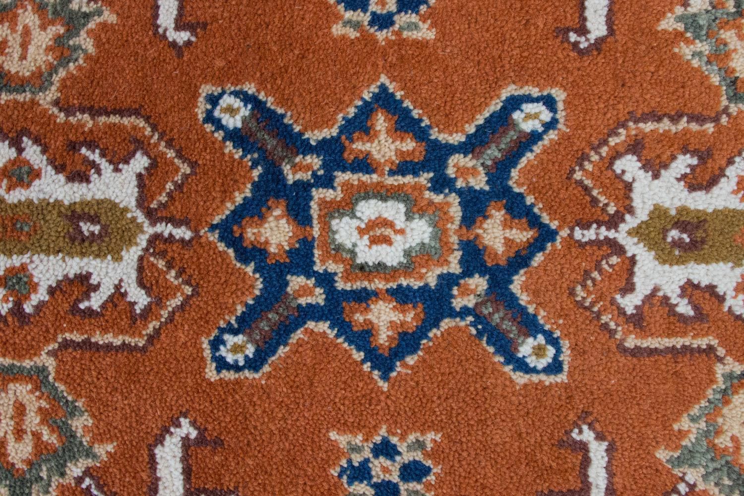 Tappeto orientale - 126 x 62 cm - ruggine