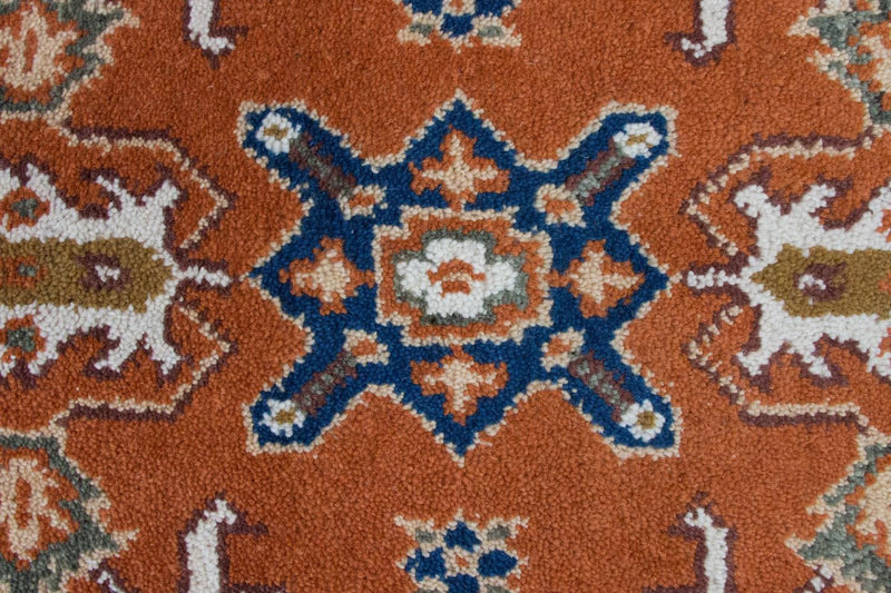 Tappeto orientale - 126 x 62 cm - ruggine