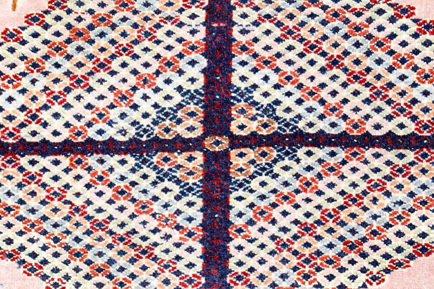Tappeto afgano - 140 x 120 cm - rosa