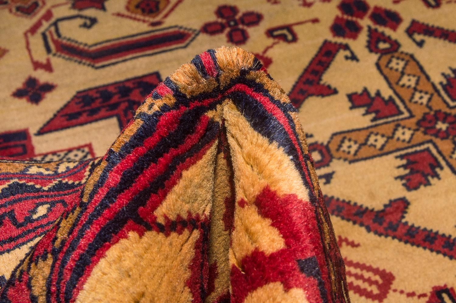 Tappeto afgano - Hatschlu - 290 x 202 cm - giallo