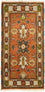 Tappeto orientale - 123 x 65 cm - arancione