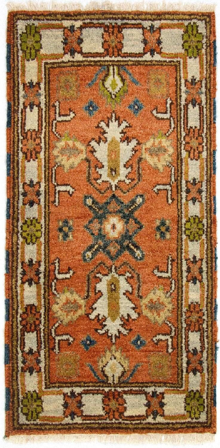 Tappeto orientale - 123 x 65 cm - arancione