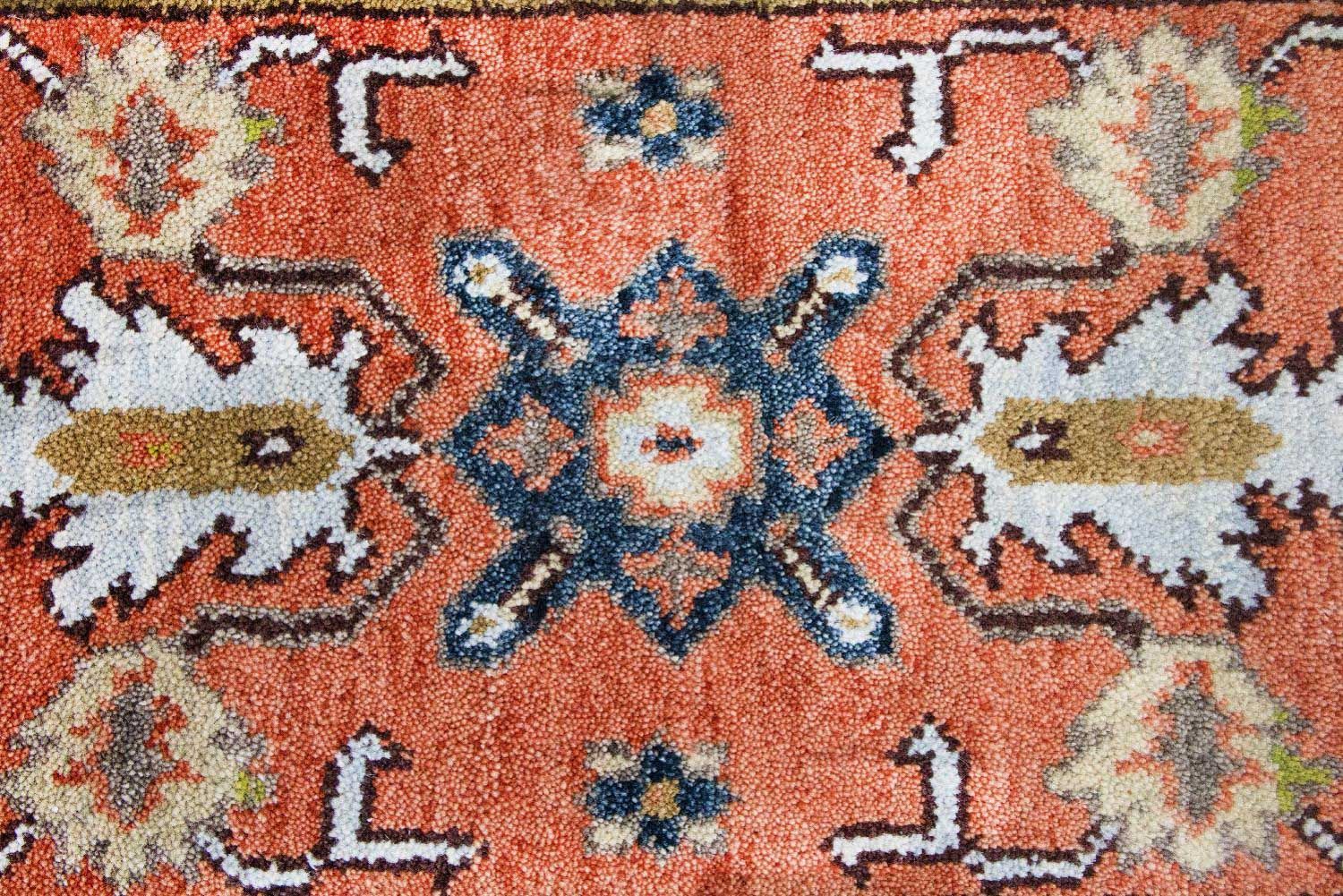 Tappeto orientale - 123 x 65 cm - arancione