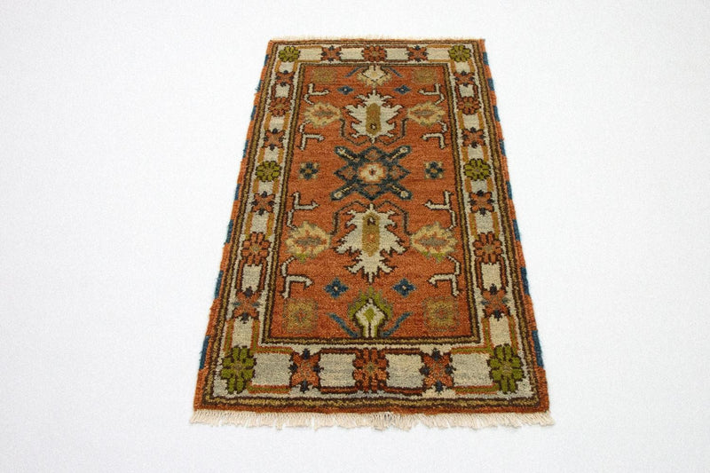 Tappeto orientale - 123 x 65 cm - arancione