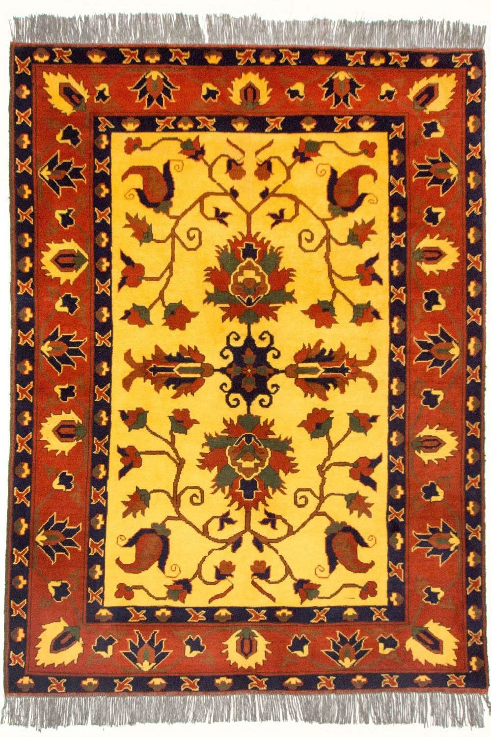 Tappeto afgano - Hatschlu - 201 x 155 cm - giallo