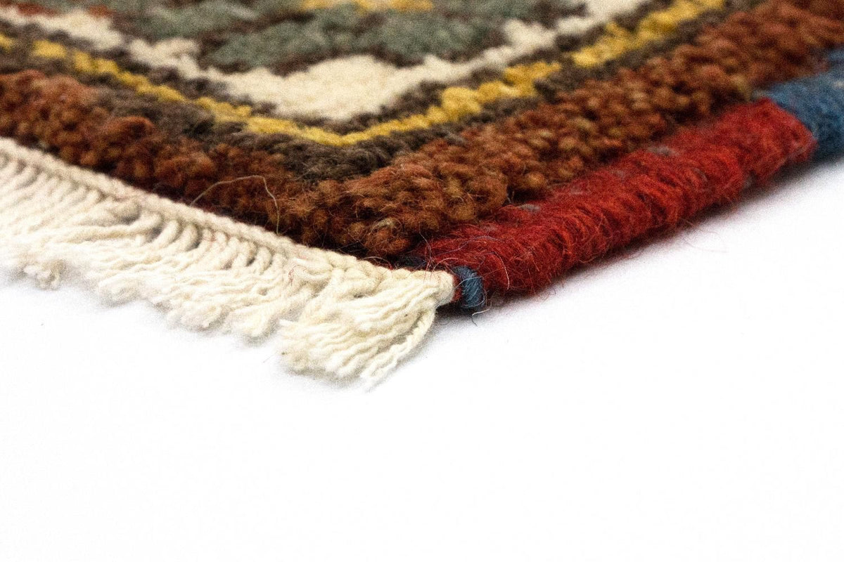 Tappeto orientale - 92 x 61 cm - marrone