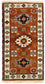 Tappeto orientale - 115 x 64 cm - ruggine