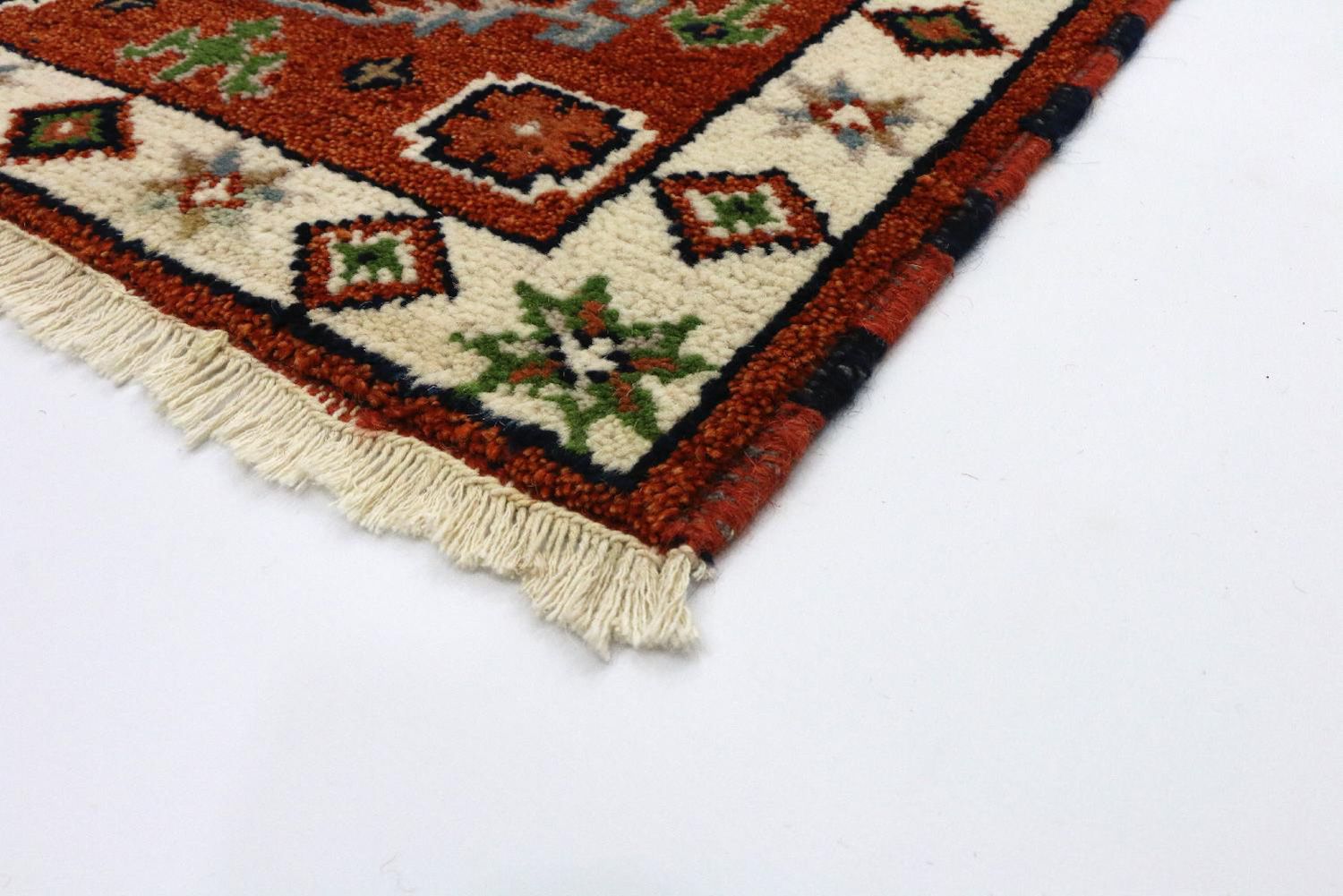 Tappeto orientale - 115 x 64 cm - ruggine