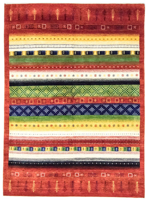 Tappeto Gabbeh - Loribaft Persero - 241 x 172 cm - colorato
