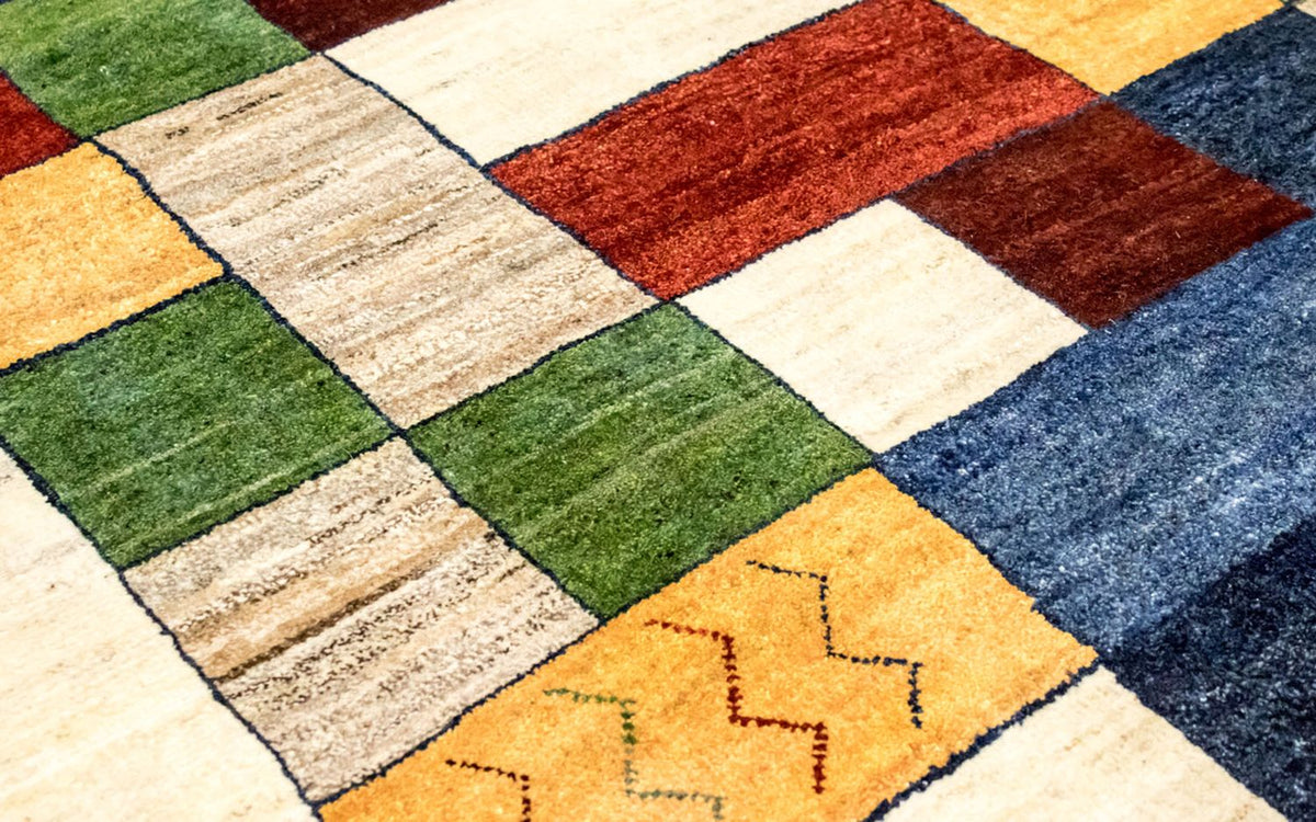 Tappeto Gabbeh - Loribaft Persero - 249 x 175 cm - colorato