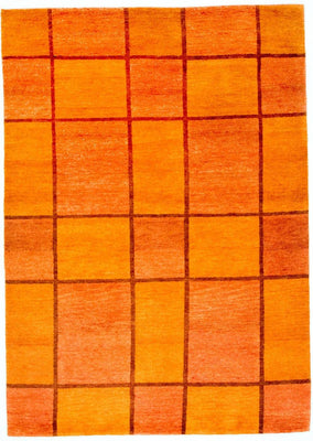 Tappeto Gabbeh - Indus - 239 x 168 cm - arancione