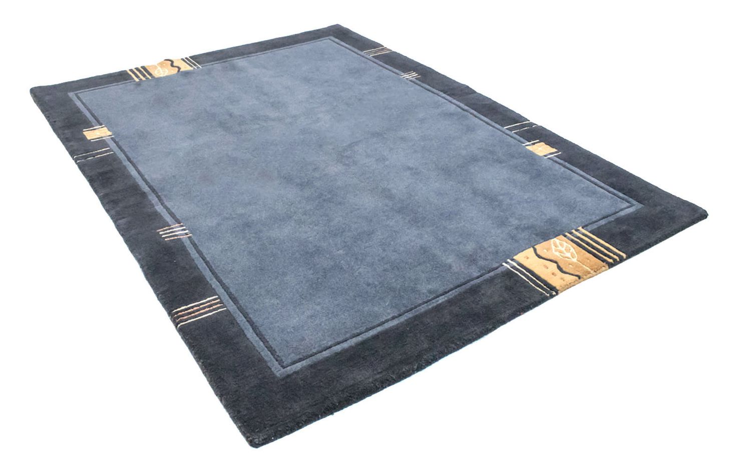 Tappeto Nepal - 234 x 170 cm - blu chiaro