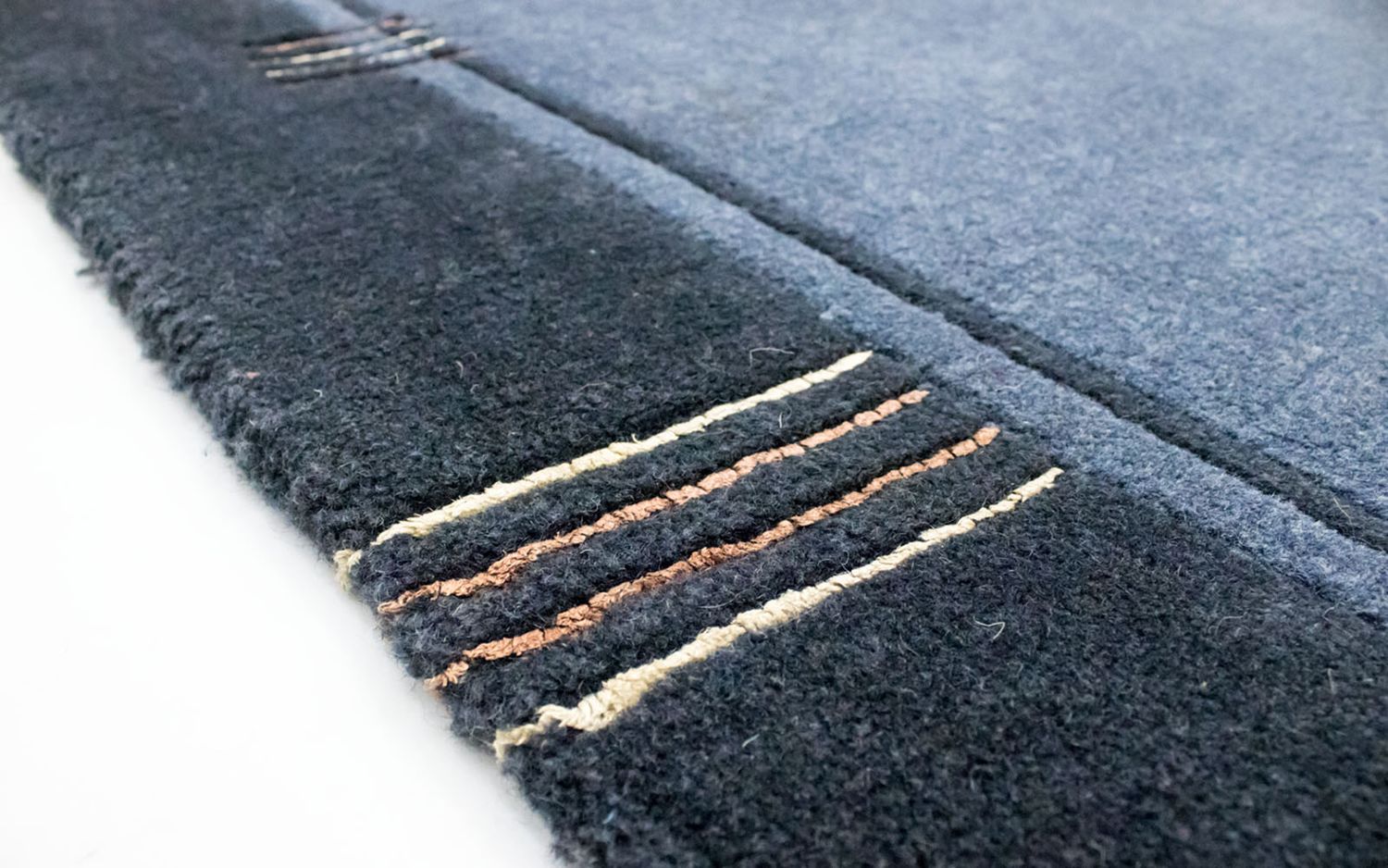 Tappeto Nepal - 234 x 170 cm - blu chiaro