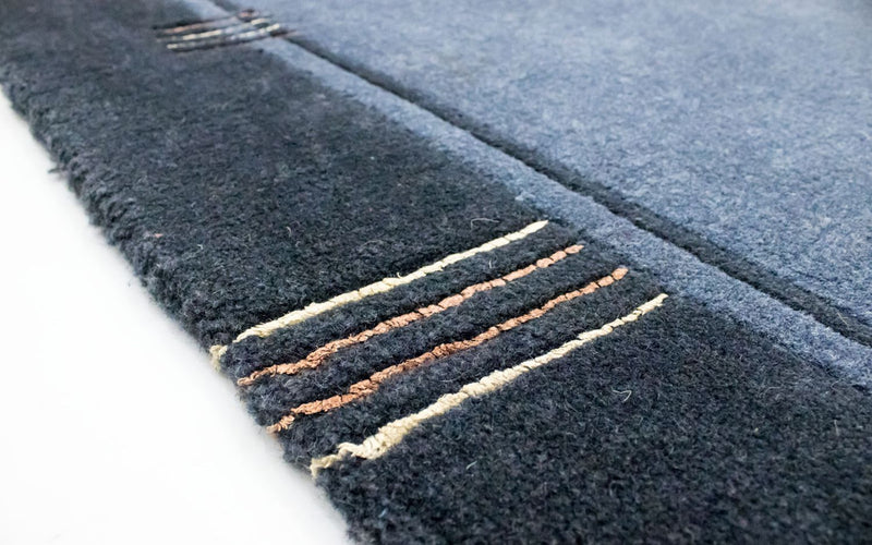 Tappeto Nepal - 234 x 170 cm - blu chiaro