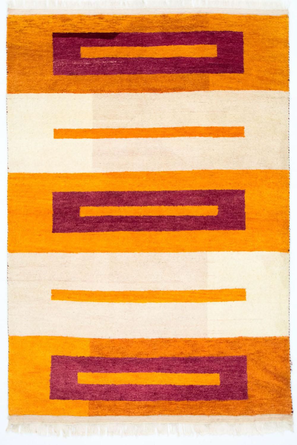 Tappeto Gabbeh - Indus - 197 x 140 cm - multicolore