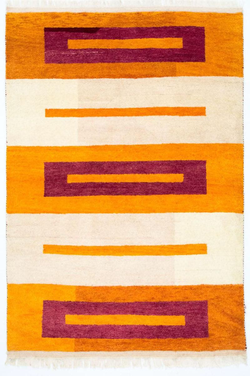 Tappeto Gabbeh - Indus - 197 x 140 cm - multicolore